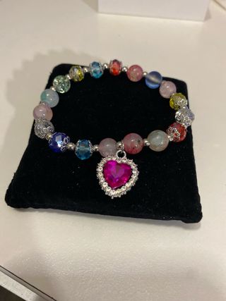Bracciale Swarovski cuore rosa