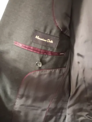 Chaqueta de vestir hombre negra