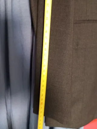 Chaqueta de vestir hombre negra