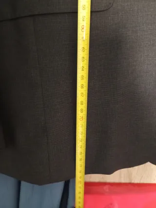 Chaqueta de vestir hombre negra