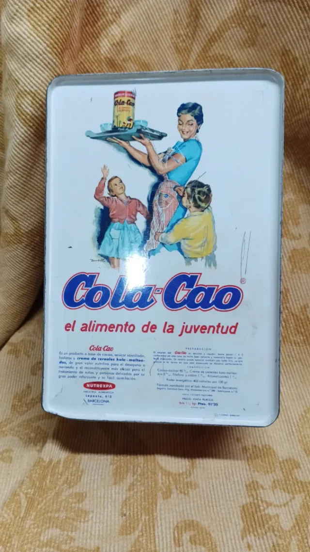 Lata Vintage Cola Cao