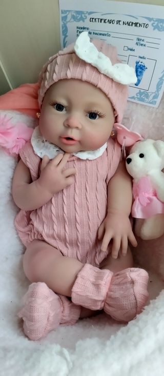 Bebé Reborn Silicona 42 cm