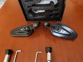 Espejos moto negros