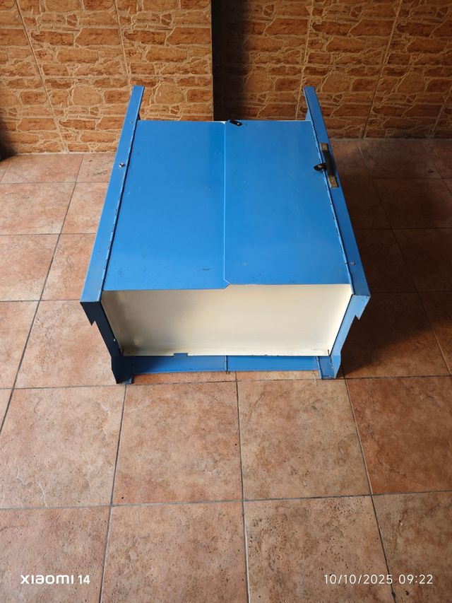 Armario Cocina Camping Azul y Blanco