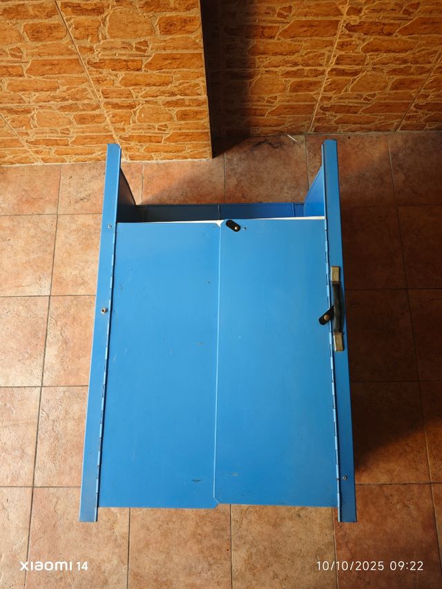 Armario Cocina Camping Azul y Blanco