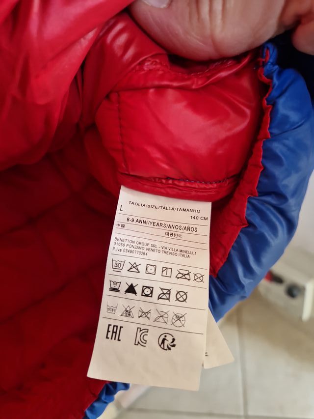 Giubbino Sisley bambino blu