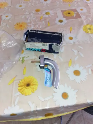 Maniglia Hoppe Acciaio Satinato