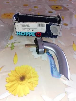 Maniglia Hoppe Acciaio Satinato