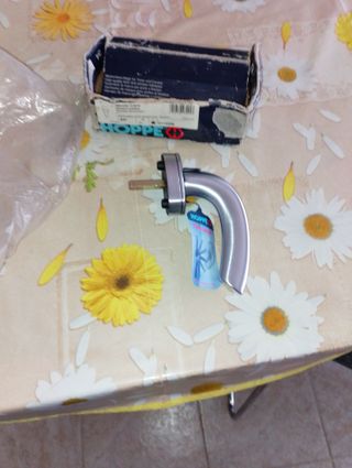 Maniglia Hoppe Acciaio Satinato