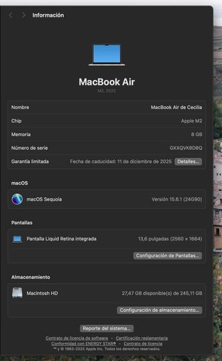 MacBook Air 13 M2 2022