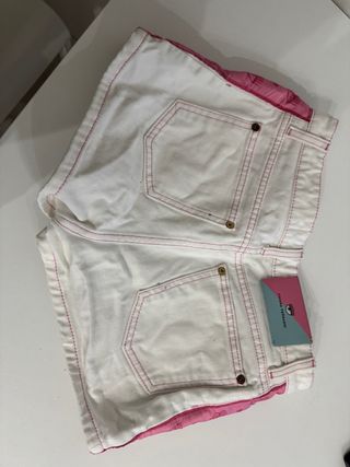 Pantalón corto vaquero blanco Chiara Ferragni