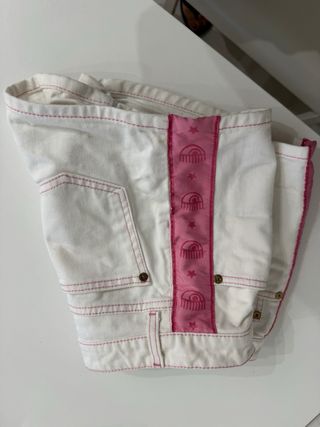 Pantalón corto vaquero blanco Chiara Ferragni