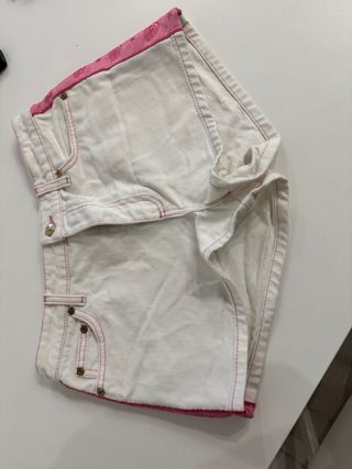 Pantalón corto vaquero blanco Chiara Ferragni