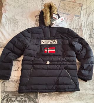 Chaqueta Geographical Norway Azul Talla L