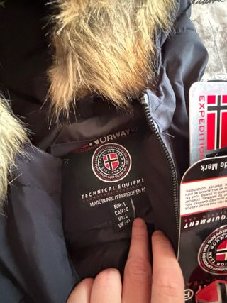 Chaqueta Geographical Norway Azul Talla L