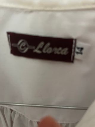 Camisa blanca fallero Talla 14 niño