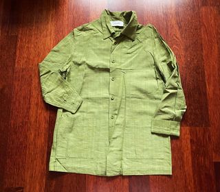 Conjunto Traje Vintage Mujer L Verde Chaqueta Fald