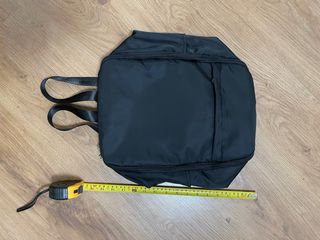 Mochila avión negra 38x18x25