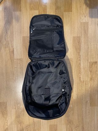Mochila avión negra 38x18x25