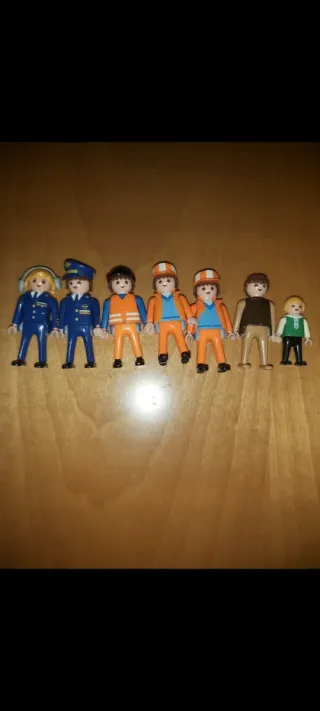 7 Muñecos Playmobil Profesiones