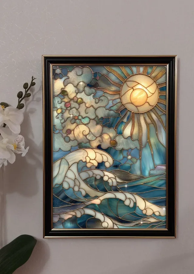 Cuadro con efecto mosaico