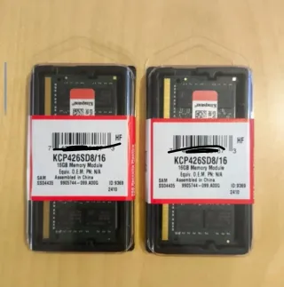 32GB Dual Channel Kingston 2Rx8 (2x16GB) DDR4 NEW