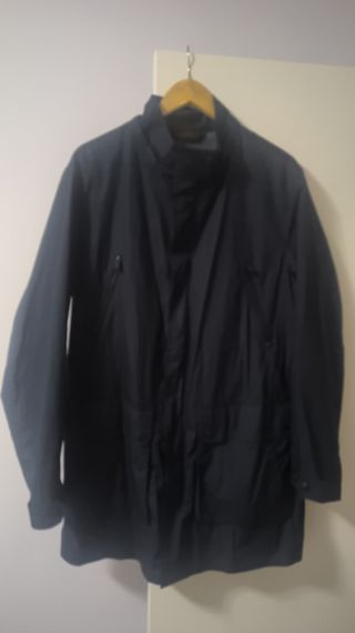 Cazadora con capucha forro cuadros