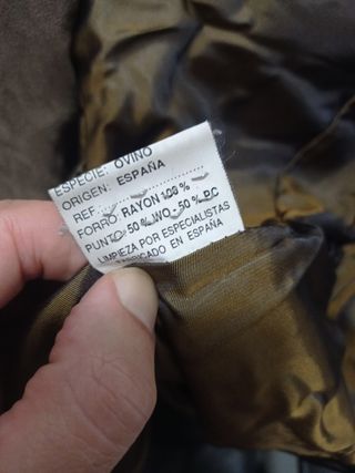 Chaqueta ante vintage