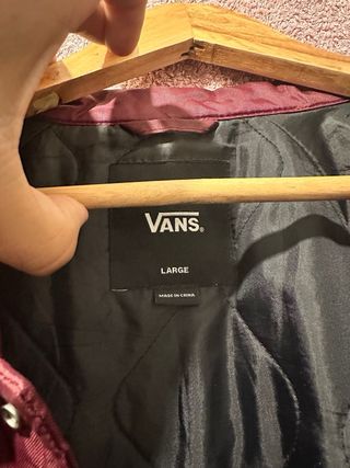 Cazadora VANS Roja Talla L