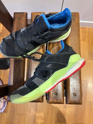 Adidas Zapatillas Suela Caramelo Negras Verdes