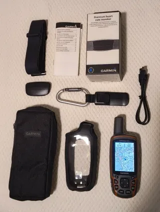 Kit GPS de montaña Garmin GPSmap 62S + Accesorios