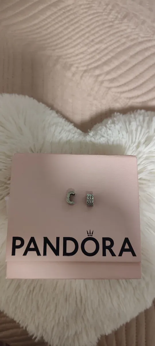 2 Clips Separadores Pandora Plata