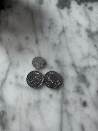 6 Monedas Antiguas de Pesetas Españolas