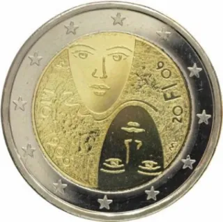 Moneda 2€ Finlandia 2006 Conmemorativa