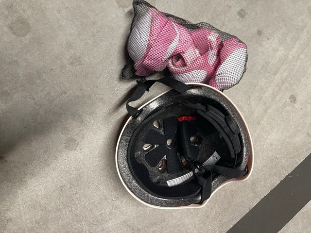 Pack Protección Ciclista Niña Rosa