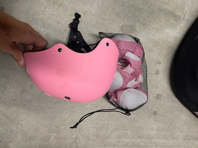 Pack Protección Ciclista Niña Rosa