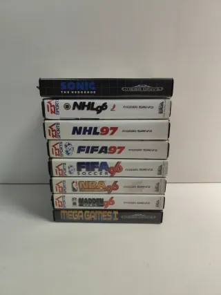 Lote 8 Juegos Mega Drive Completos