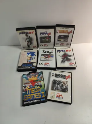 Lote 8 Juegos Mega Drive Completos
