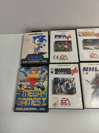 Lote 8 Juegos Mega Drive Completos