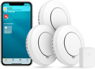 Detector de humo inteligente Meross Wi-Fi 3 piezas
