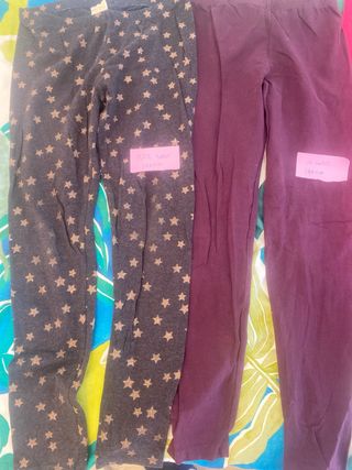 4 Leggings y 2 Pantalones