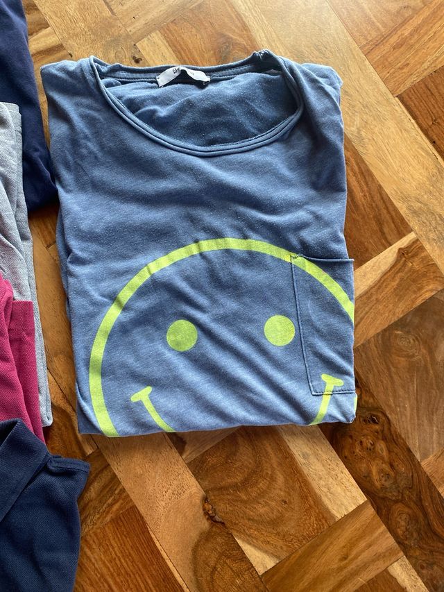 BERNA Polo Uomo Blu e Rosa