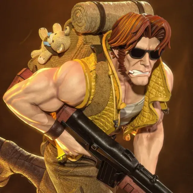 Figura Tarma Roving Metal Slug Resina 37cm