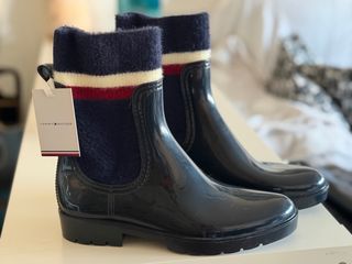 Botas de agua Tommy Hilfiger azules. Talla 40.