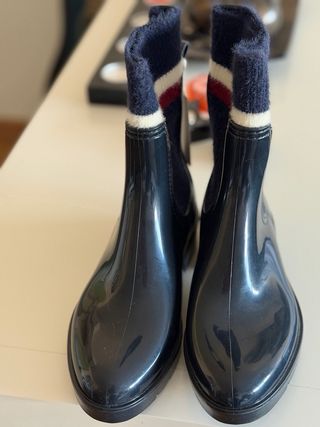 Botas de agua Tommy Hilfiger azules. Talla 40.