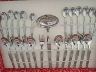 Set posate vintage 12 pezzi acciaio inox