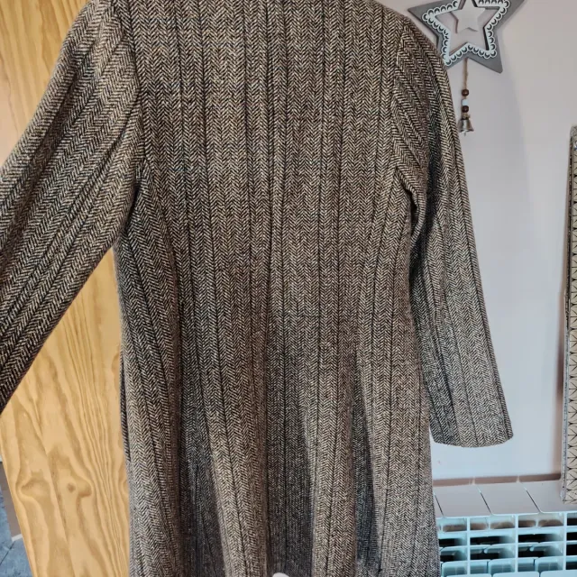 Abrigo paño mujer talla S