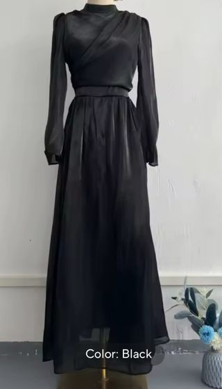 Vestido Largo Negro Elegante