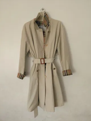 Gabardina Burberrys Vintage Beige