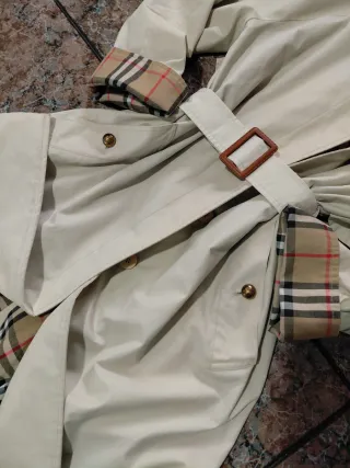 Gabardina Burberrys Vintage Beige